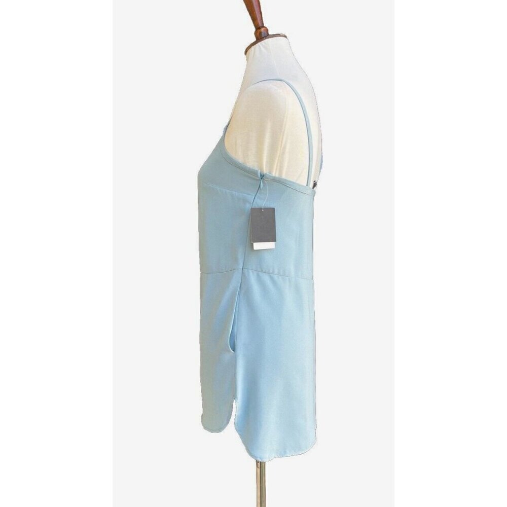 Valette Women's Blue Tourmaline Strappy Tunic Top Size XS - Picture 3 of 12